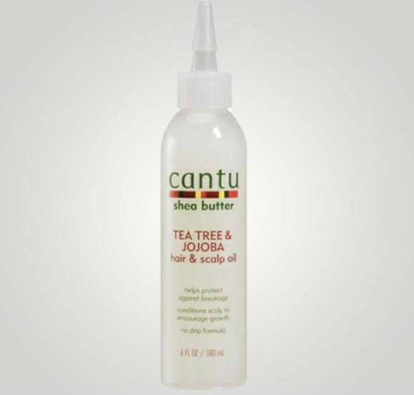 Cantu Shea Butter Tea Tree & Jojoba Hair & Scalp Oil - De Krulapotheek