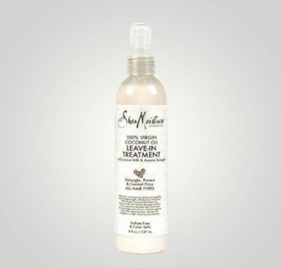 Shea Moisture 100% Virgin Coconut Oil Leave-in Treatment - De Krulapotheek